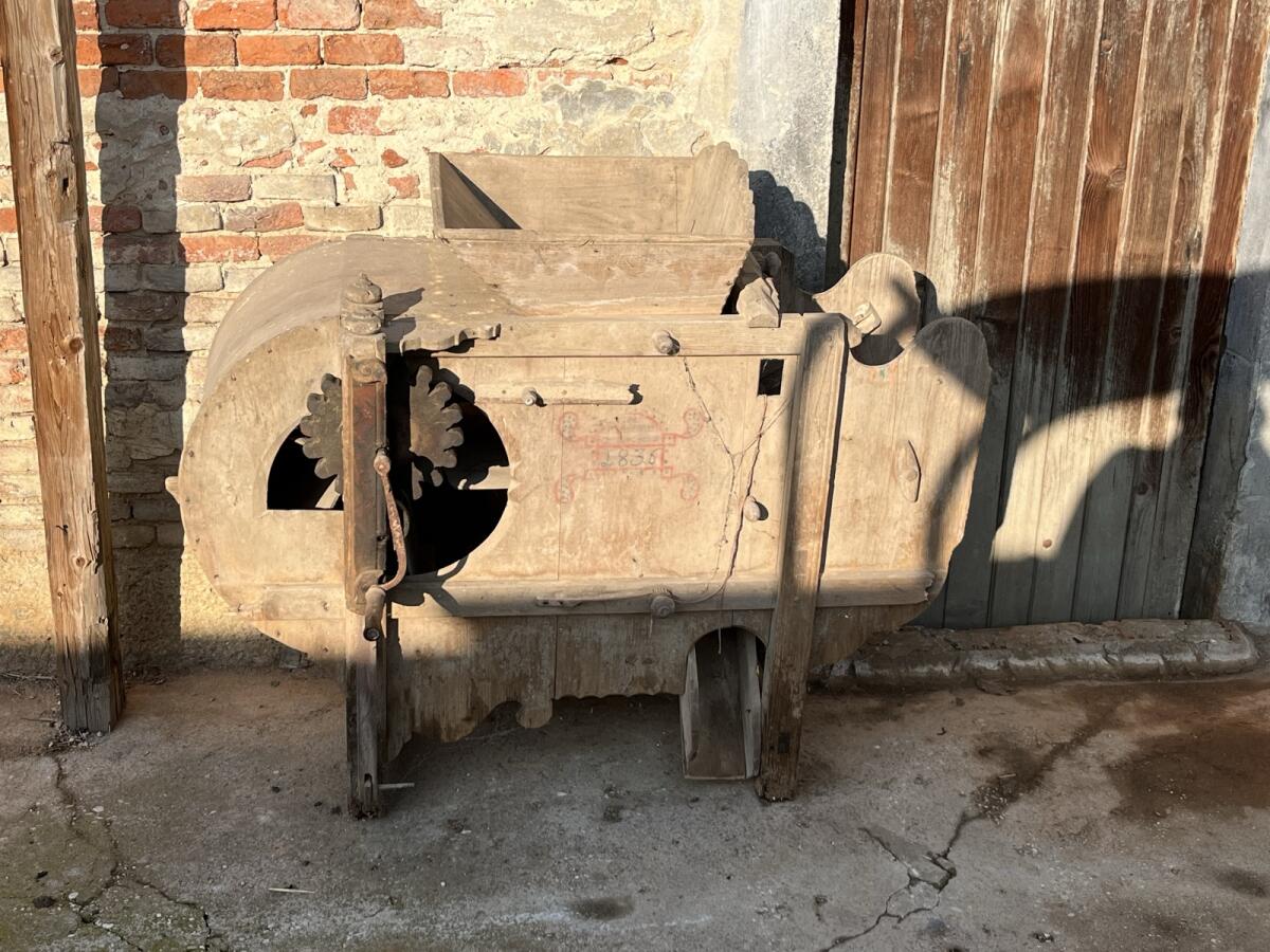 Alte Dreschmaschine, Getreide Putzerei zu verschenken 1