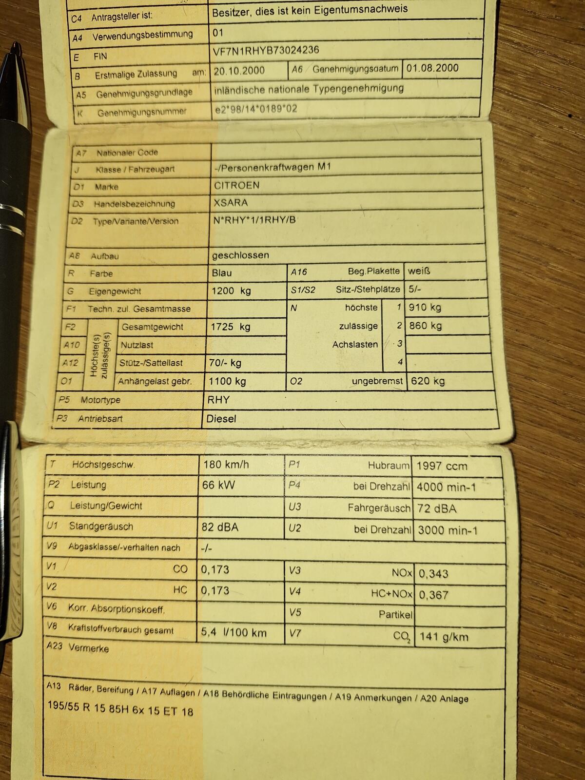 Auto Citroen Xsara 2