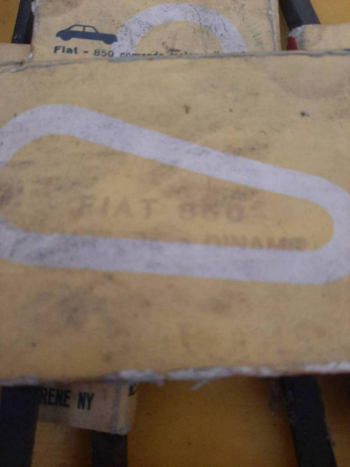 5 Pirelli Keilriemen Fiat 850 3