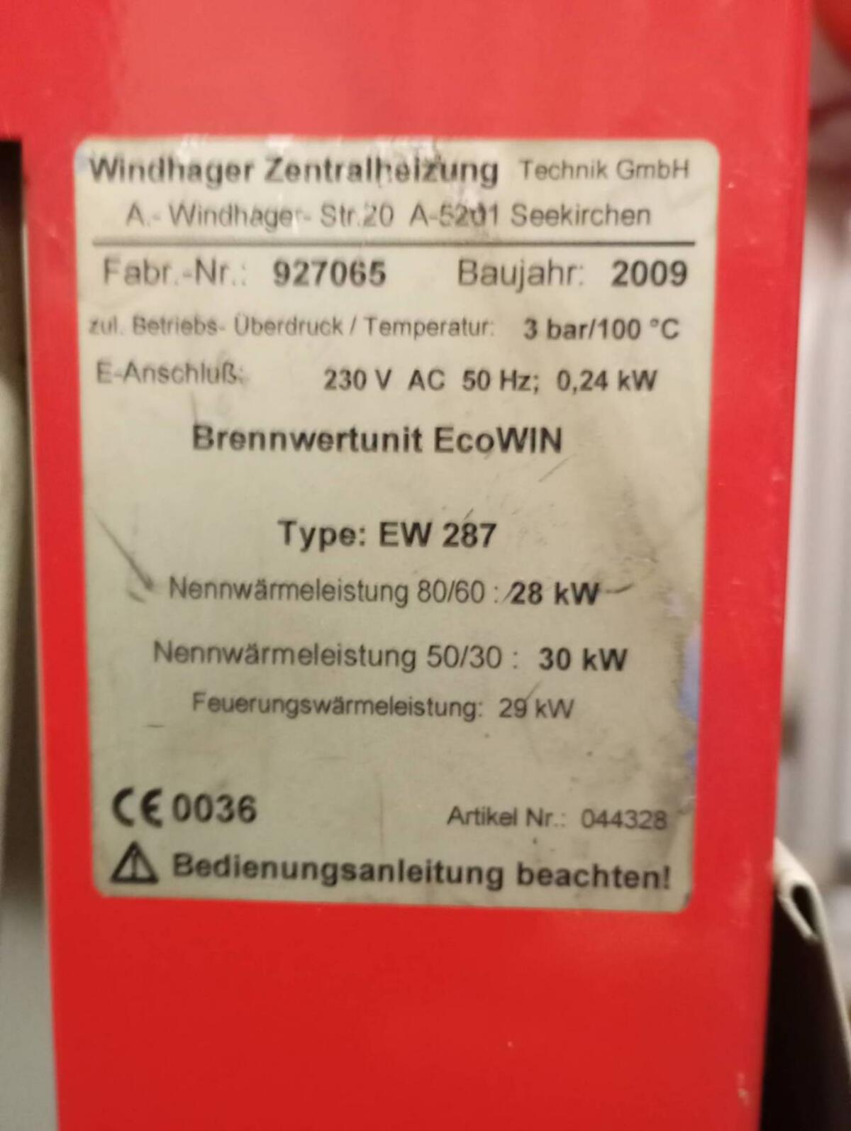 Windhager Heizungsofen 3