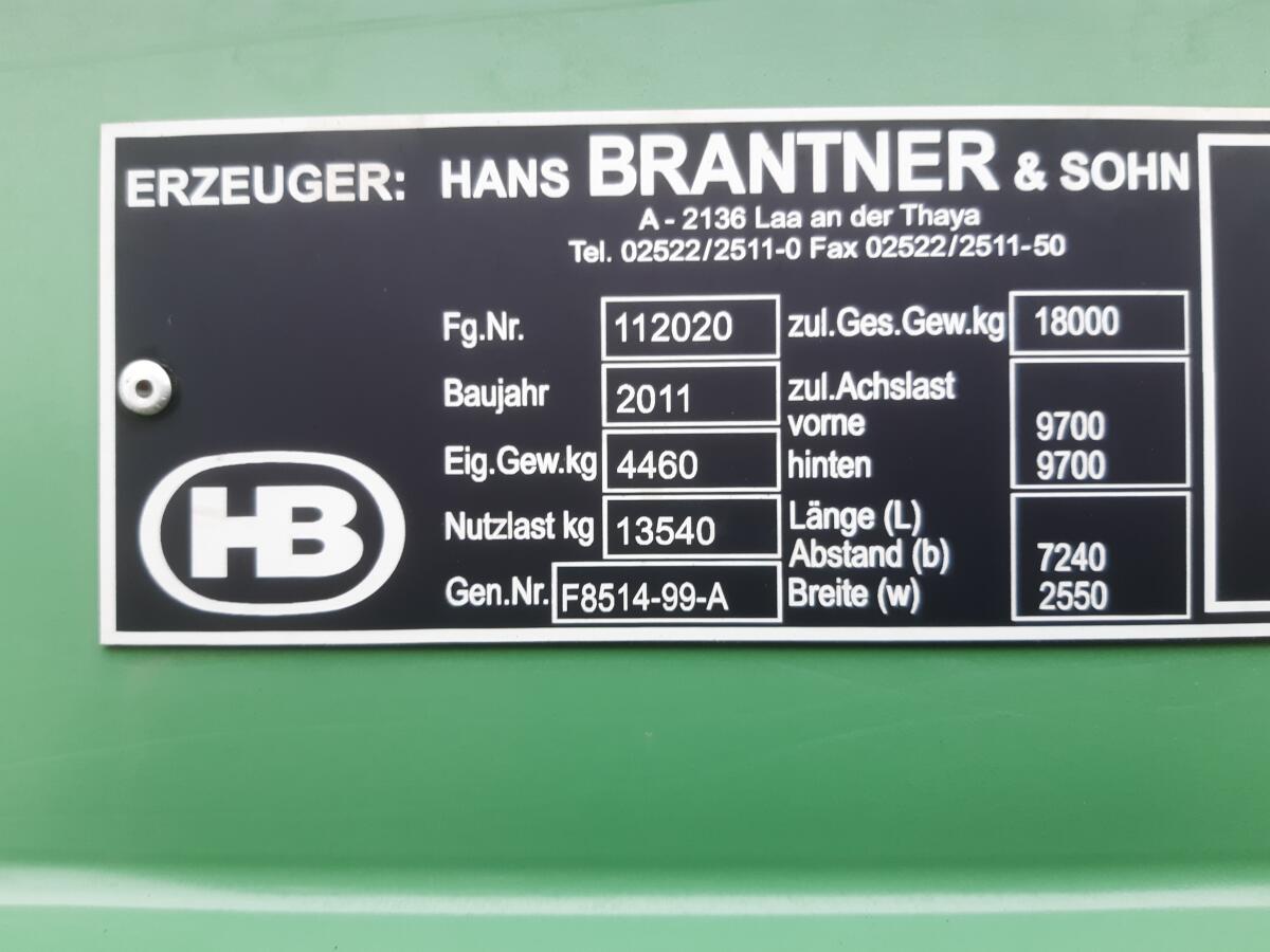 Brantner Z18051 XXL Zweiachs Dreiseitenkipper 3