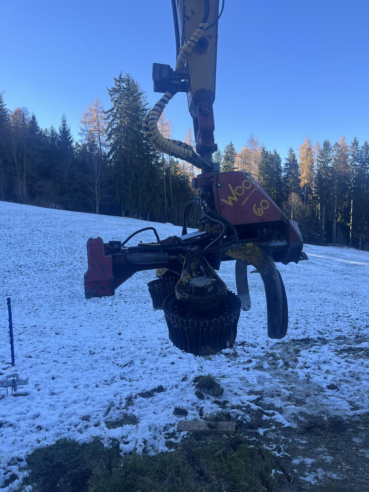 Cat M318 mit Woody 60 Prozessorkopf 3