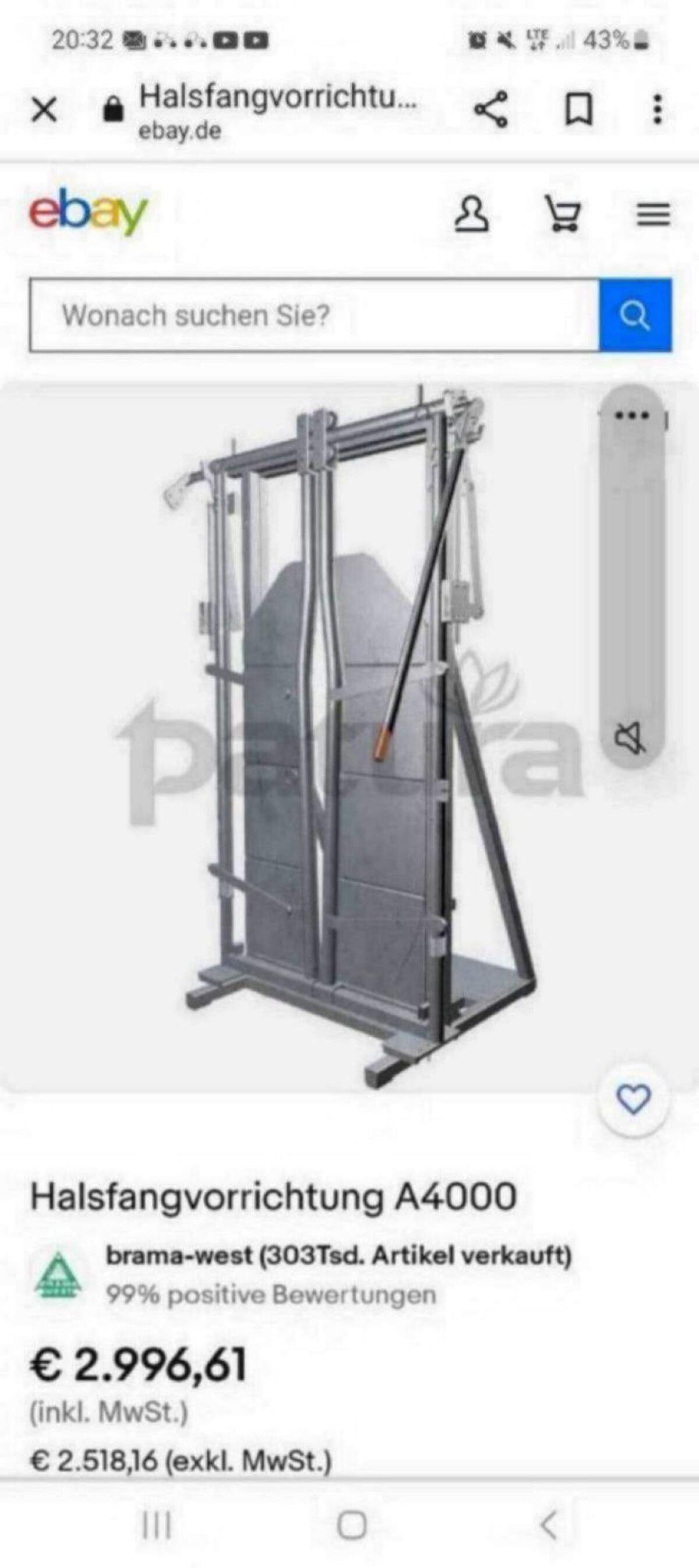 Halsfangvorrichtung A4000 2