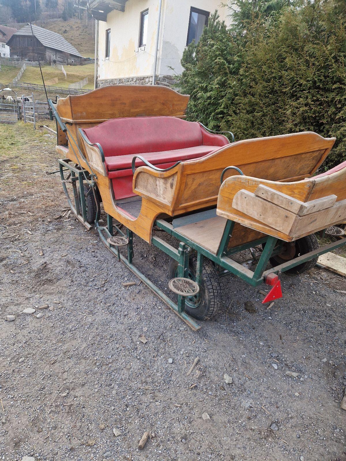 Kombinierter Pferdeschlitten, Kutsche 3