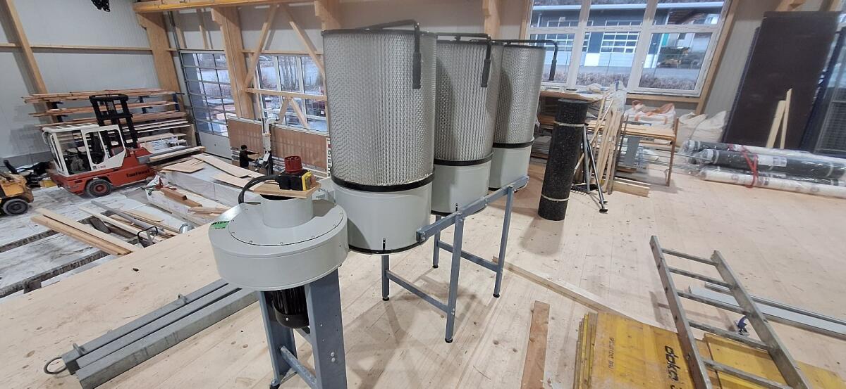 Absauganlage mit Feinstaubfilterpatrone DC 650 CF 1