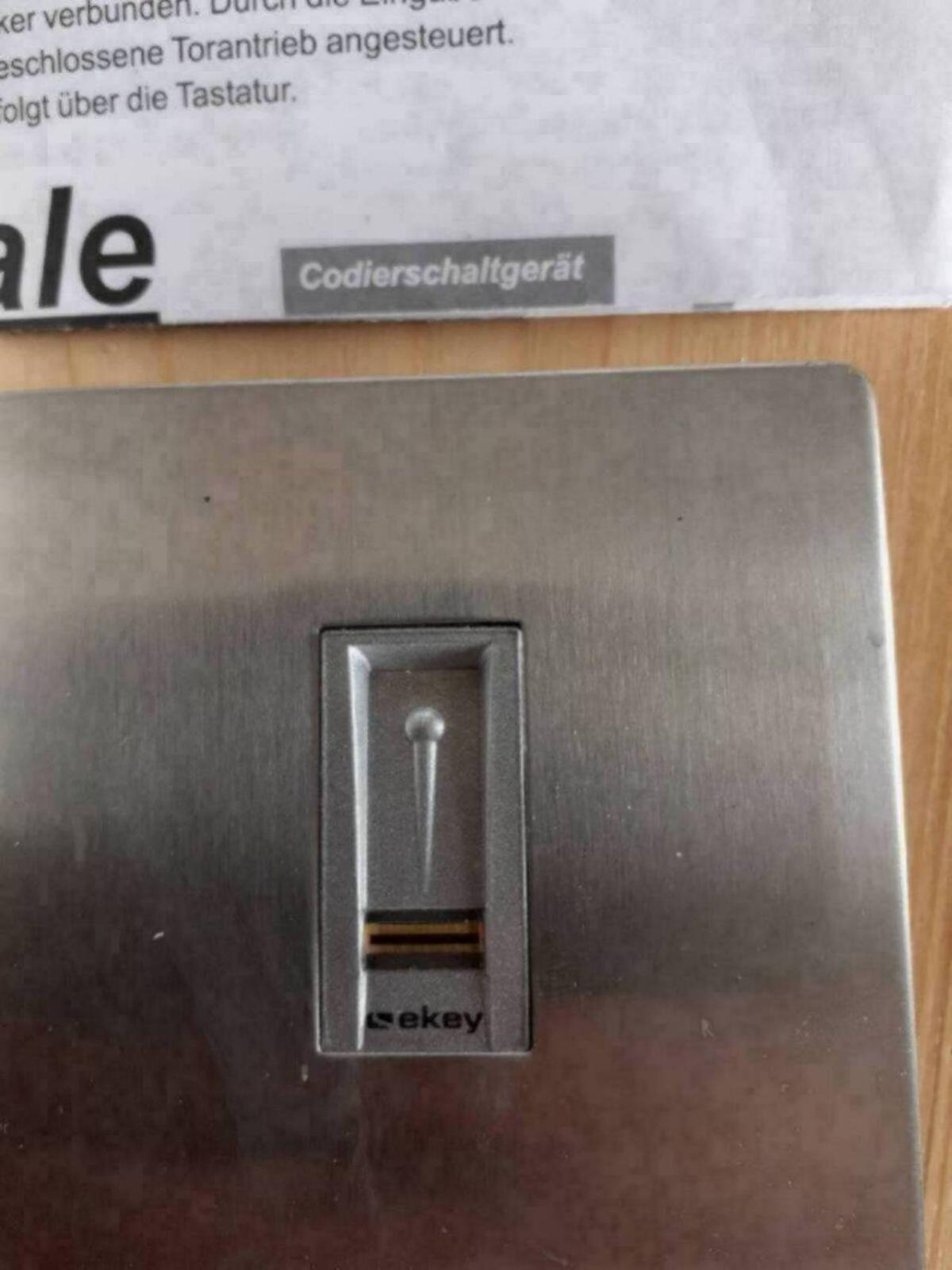 Fingerprint Codierschaltgerät 1