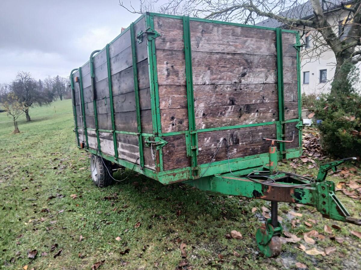 Viehanhänger mit Rampe, Einachsanhänger für Traktor 2