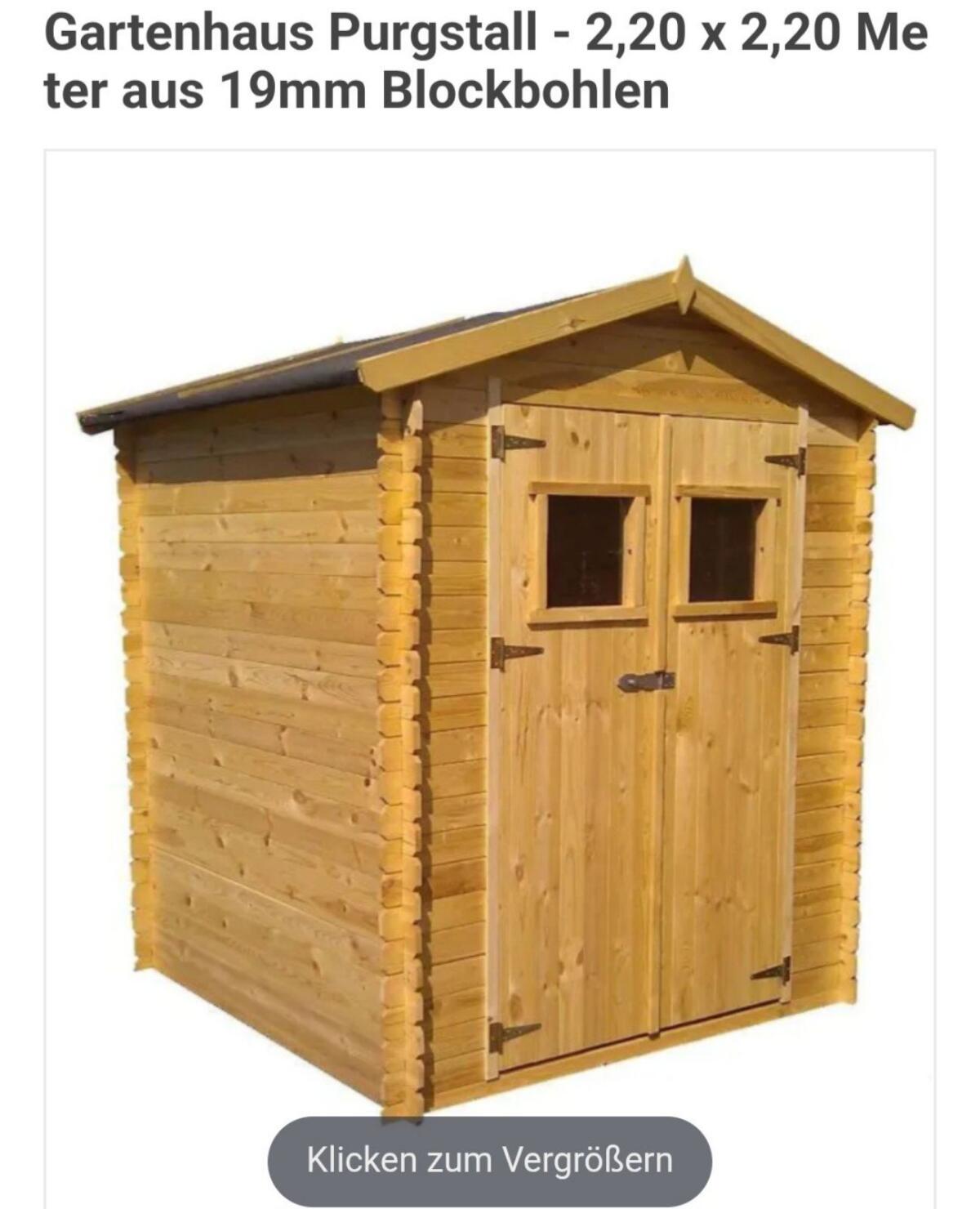 Gartenhütte Holzhütte 1