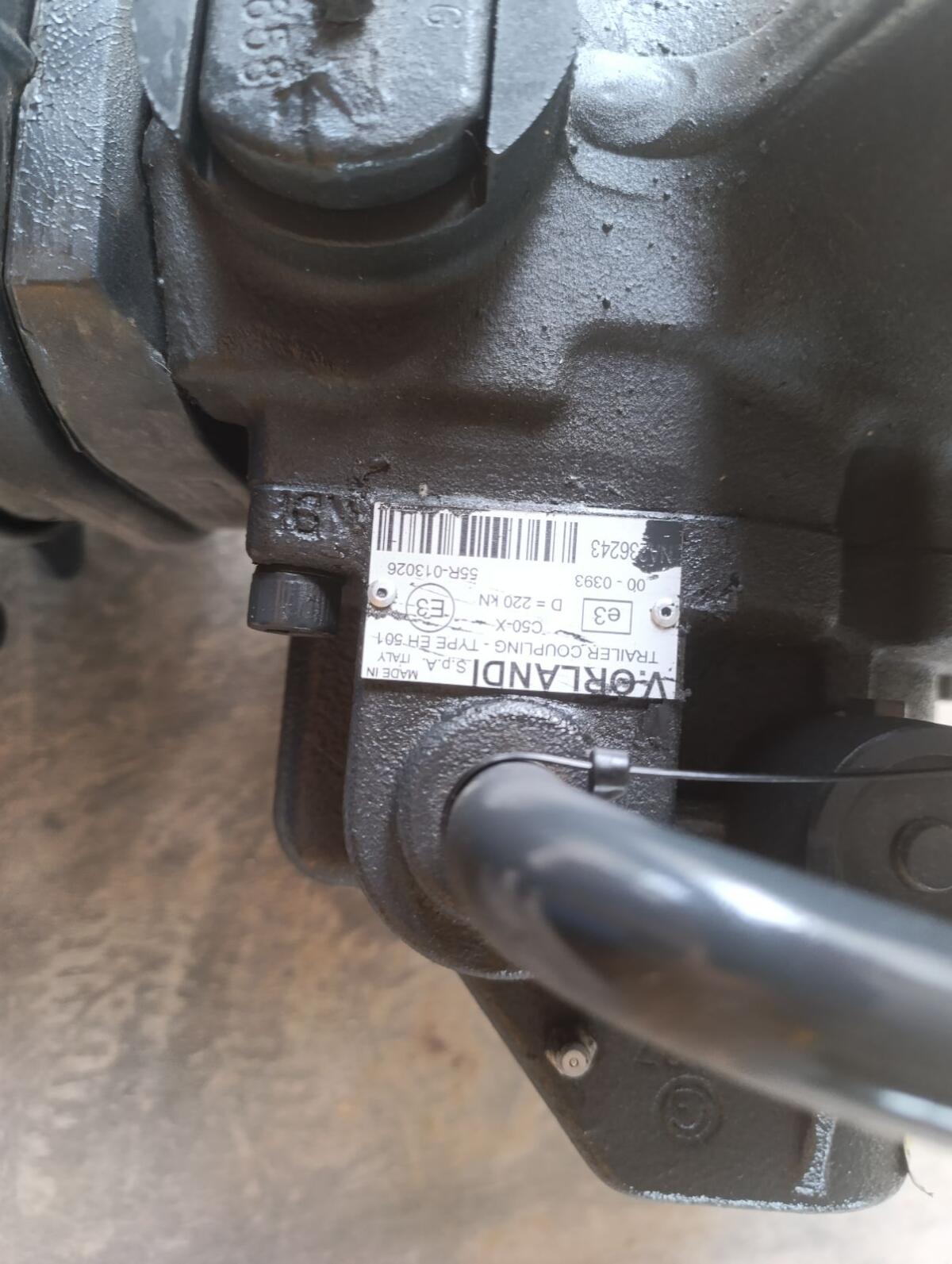 LKW Anhängerkupplung V.Orlandi Type EH501 3