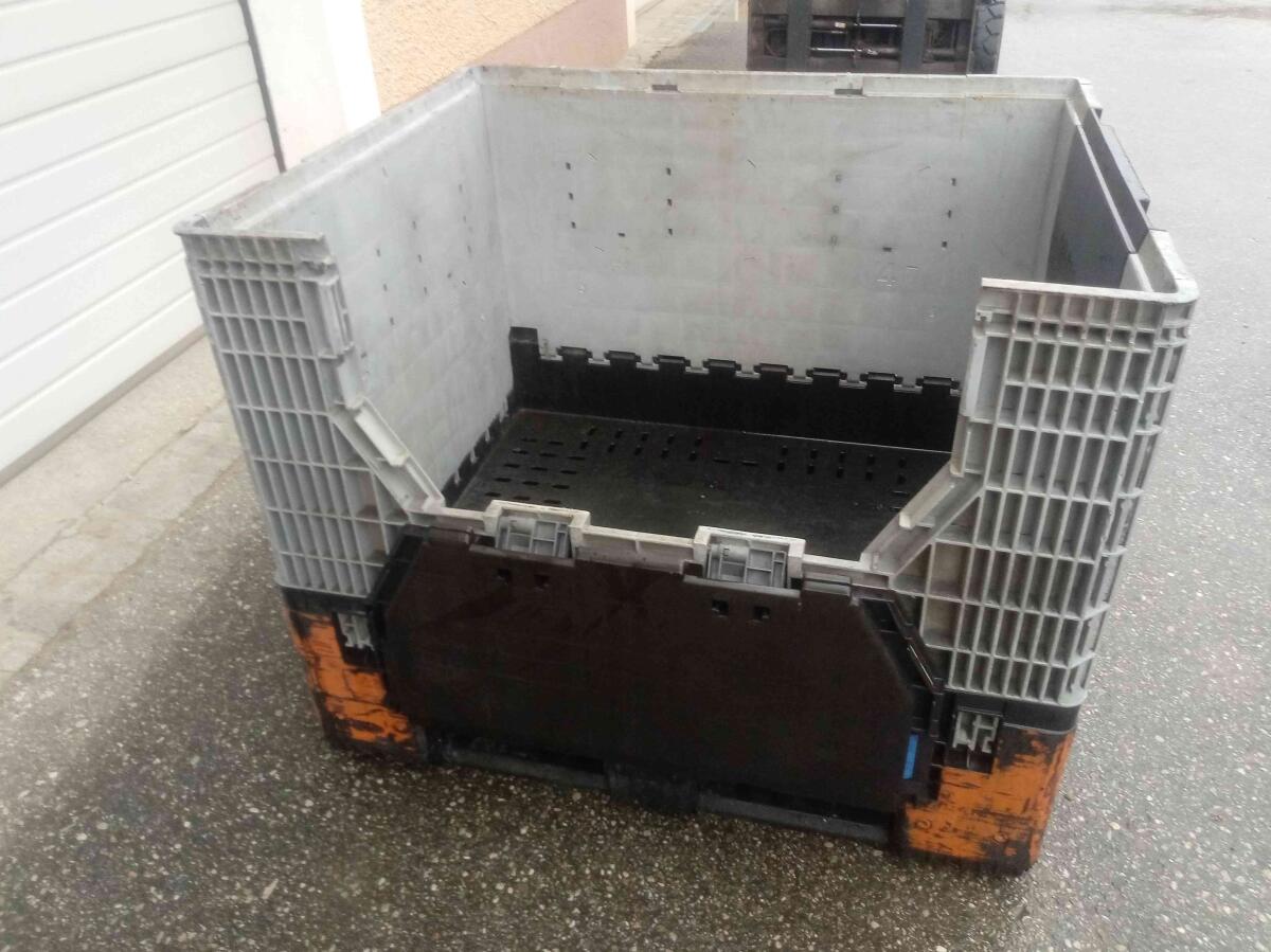 Palettenbox Lagerbox klappbar 120x100x100 2