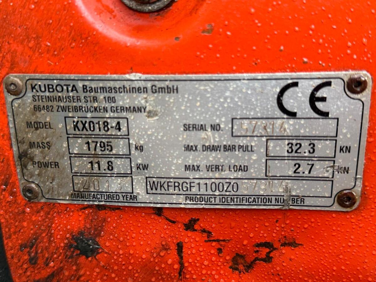 Kubota KX018-4 3