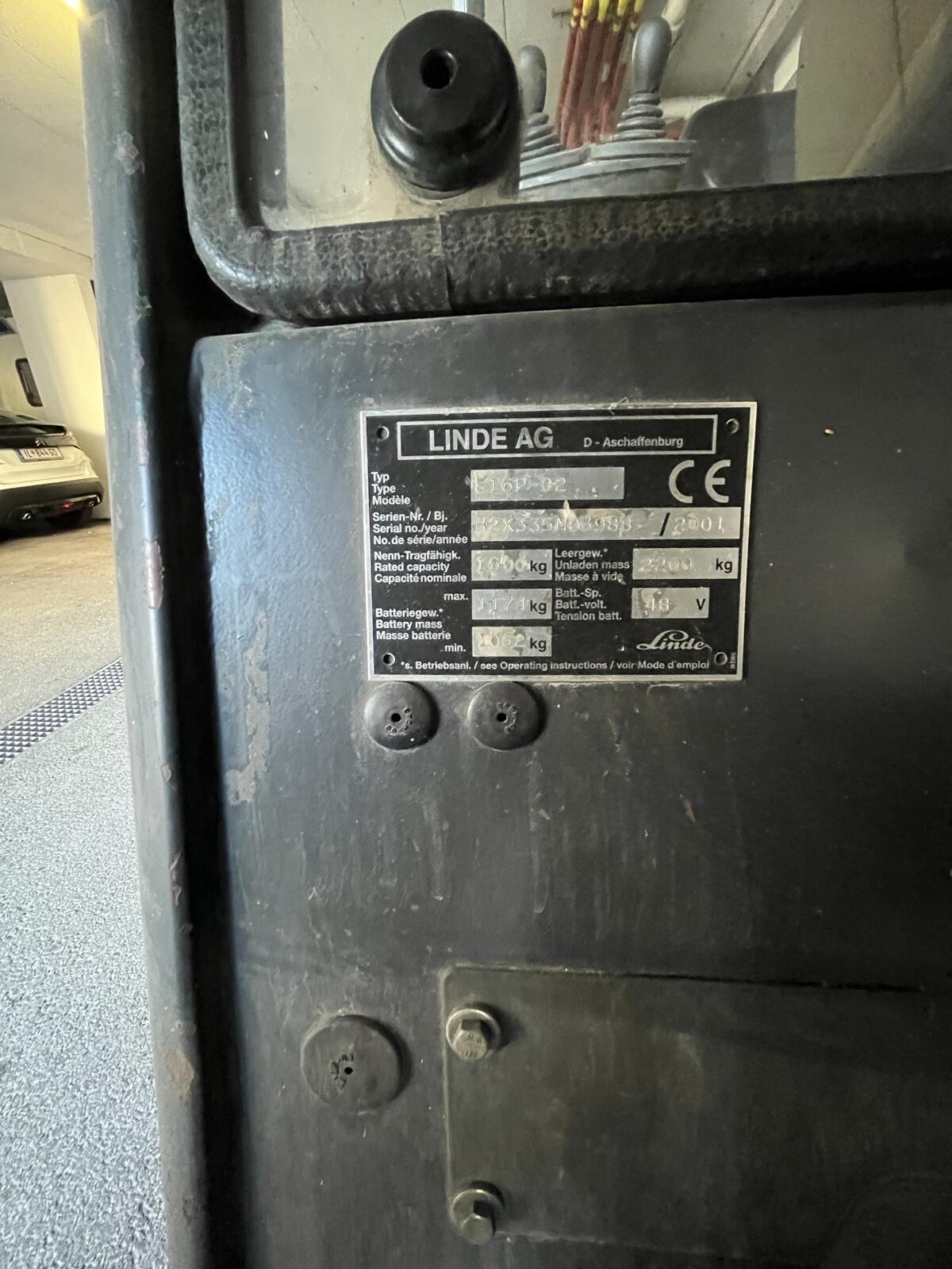 Linde E 16 Stapler 3