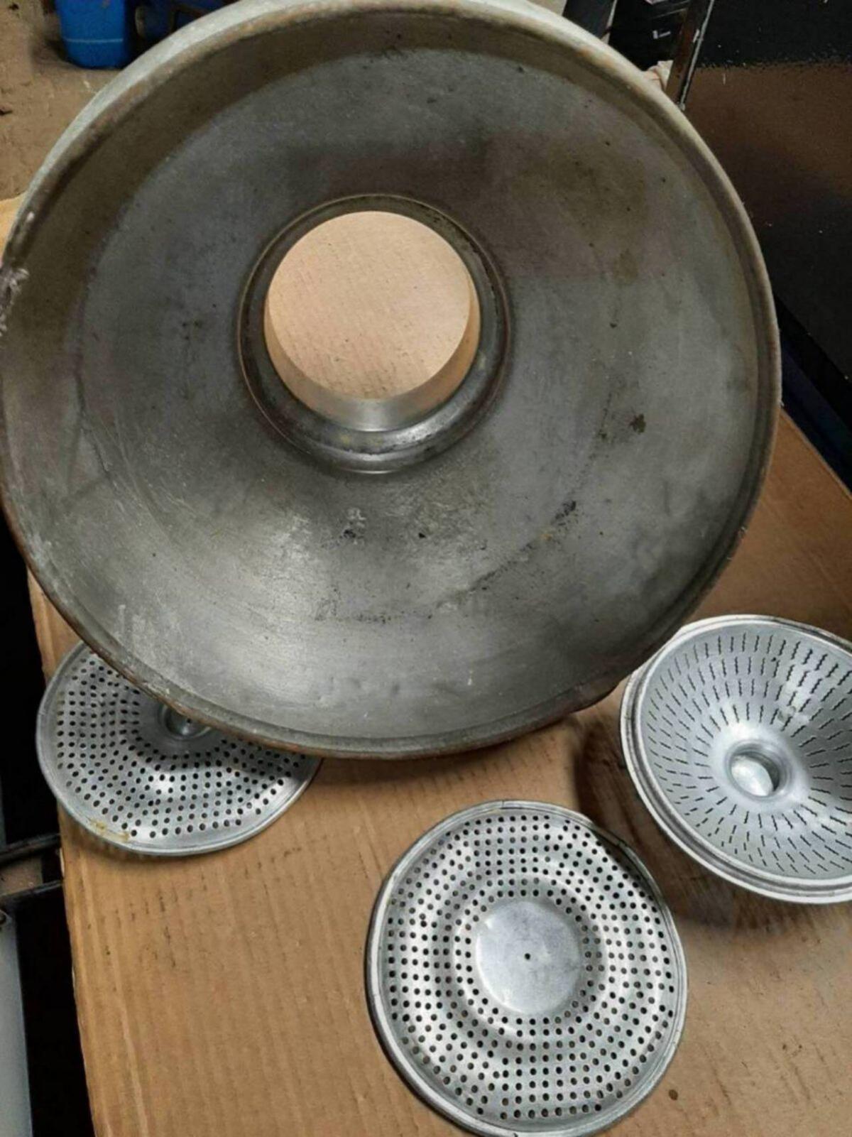 Nostalgie Milch Sieb Deko 3