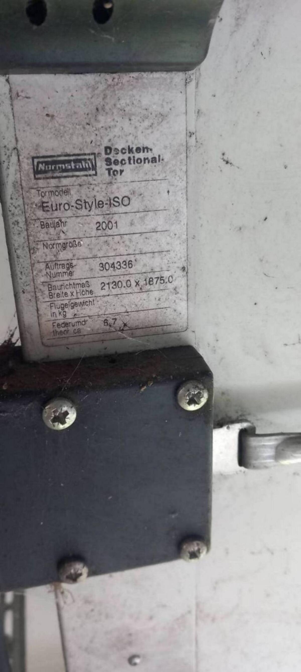 Garagentor Normstahl Euro-Style-ISO 2