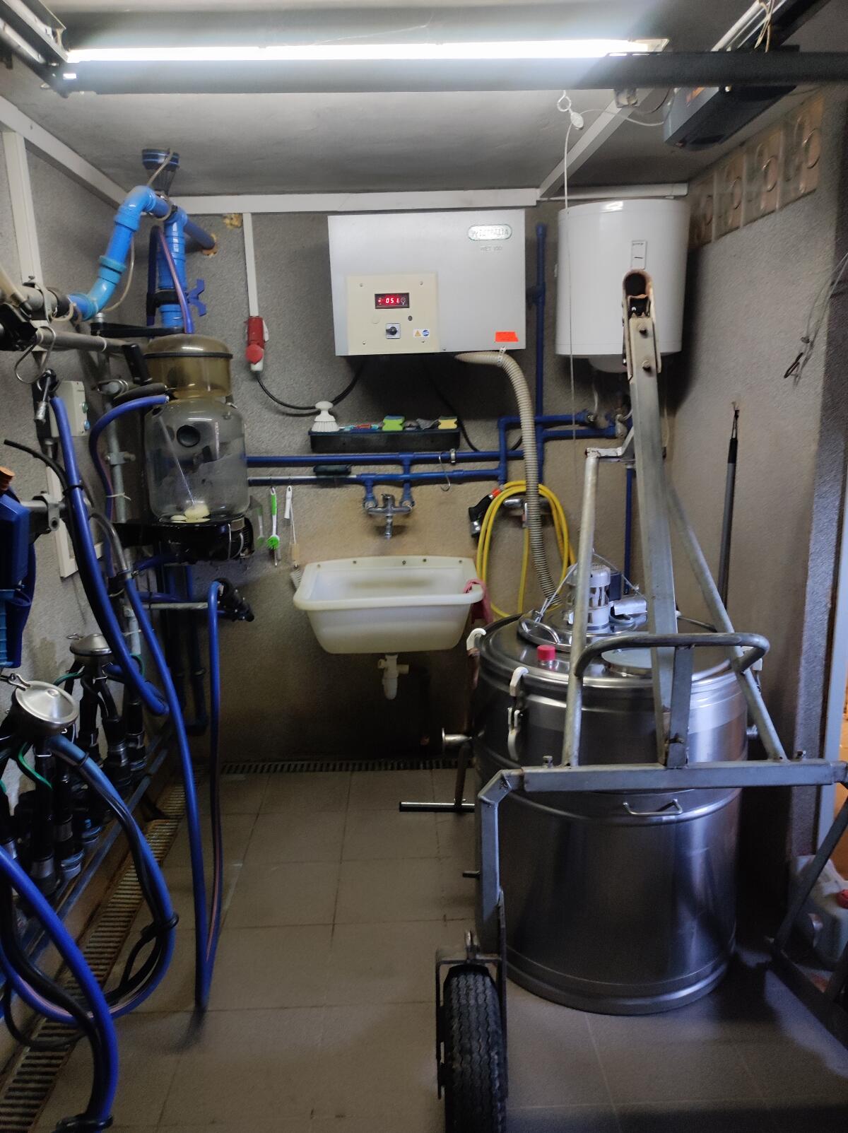 Rohrmelkanlage Alfa Laval 3