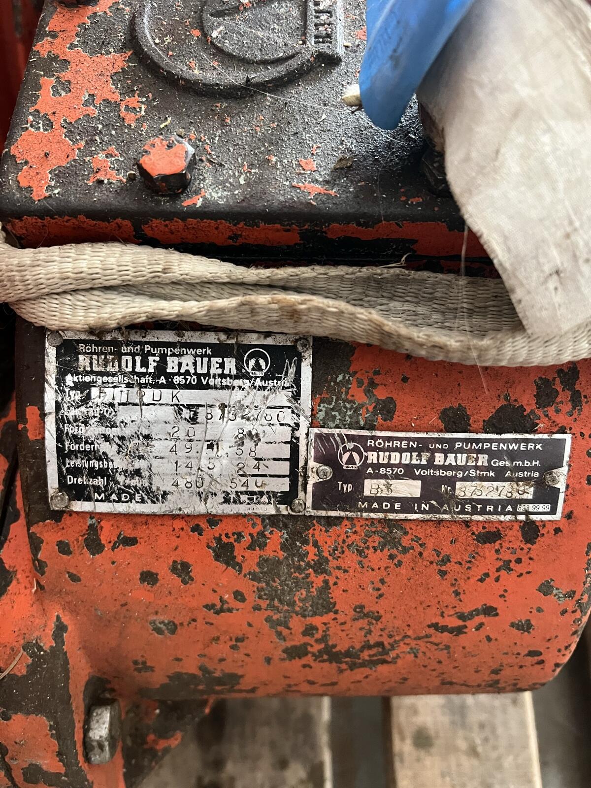 Bauer Kompressor und Kreiselpumpe 1