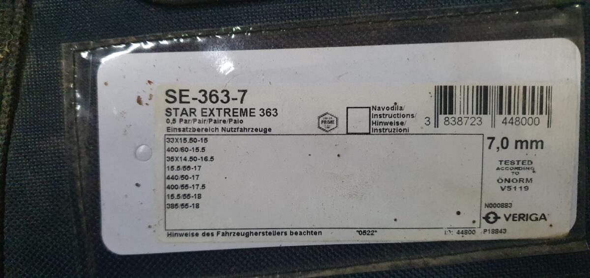 Schneeketten 400/60-15,5 2