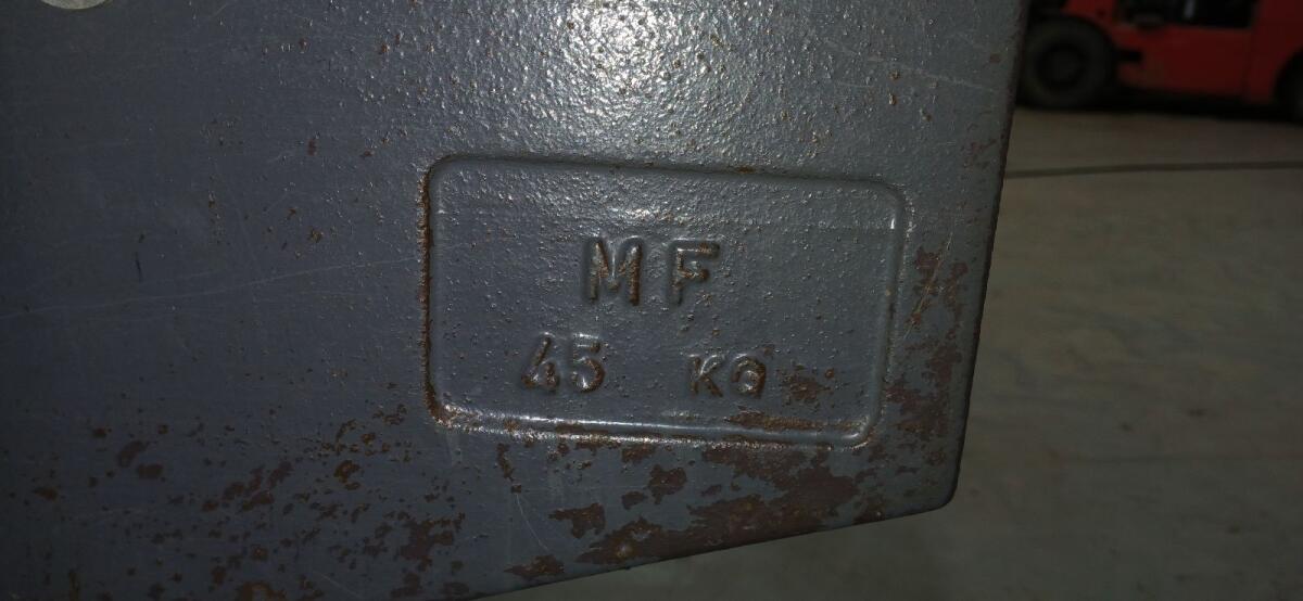 Frontgewicht, Einhänggewicht, Gewichtsplatten 2