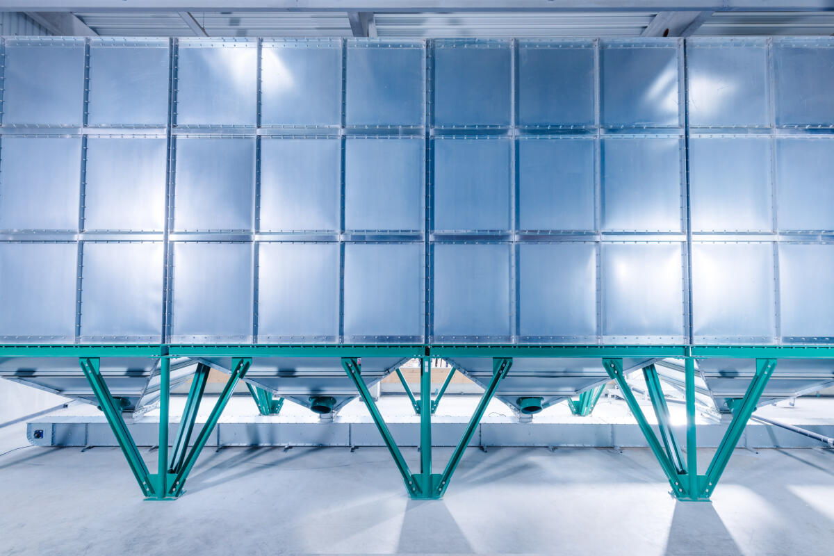 Siloanlage für Getreide mit Fördertechnik 2