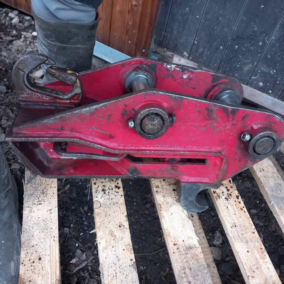 Bagger Schnellwechsler mechanisch 2