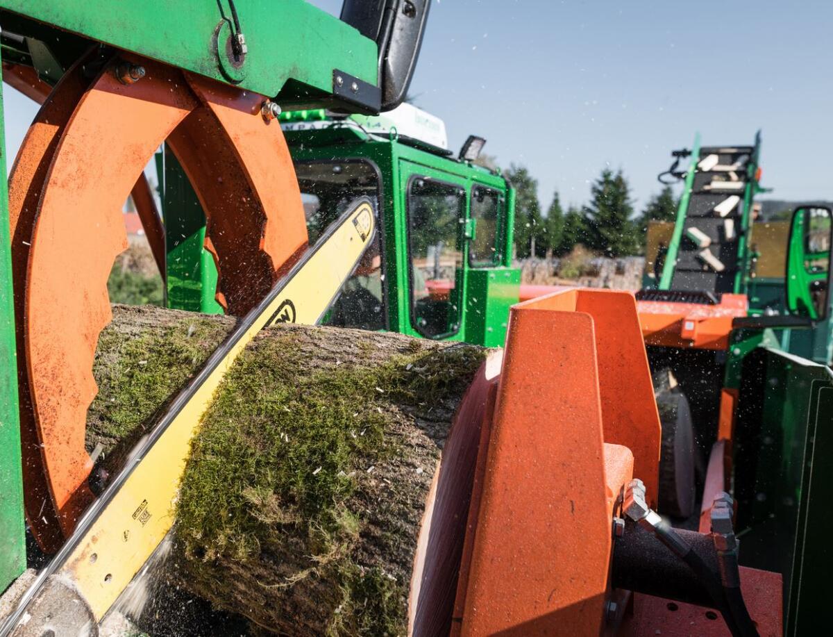 Ich biete mobile Holzspaltung mit Sägespaltautomat Posch 2