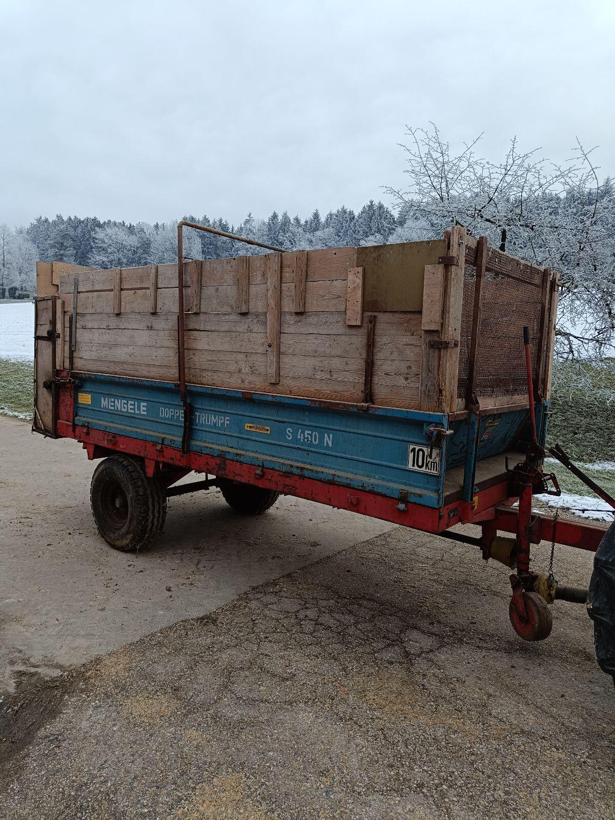 Häckselwagen Silierwagen Miststreuer Mengele S 450 N 1