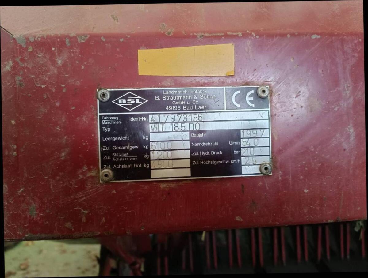 Ernte-Ladewagen Strautmann 185 DO 3