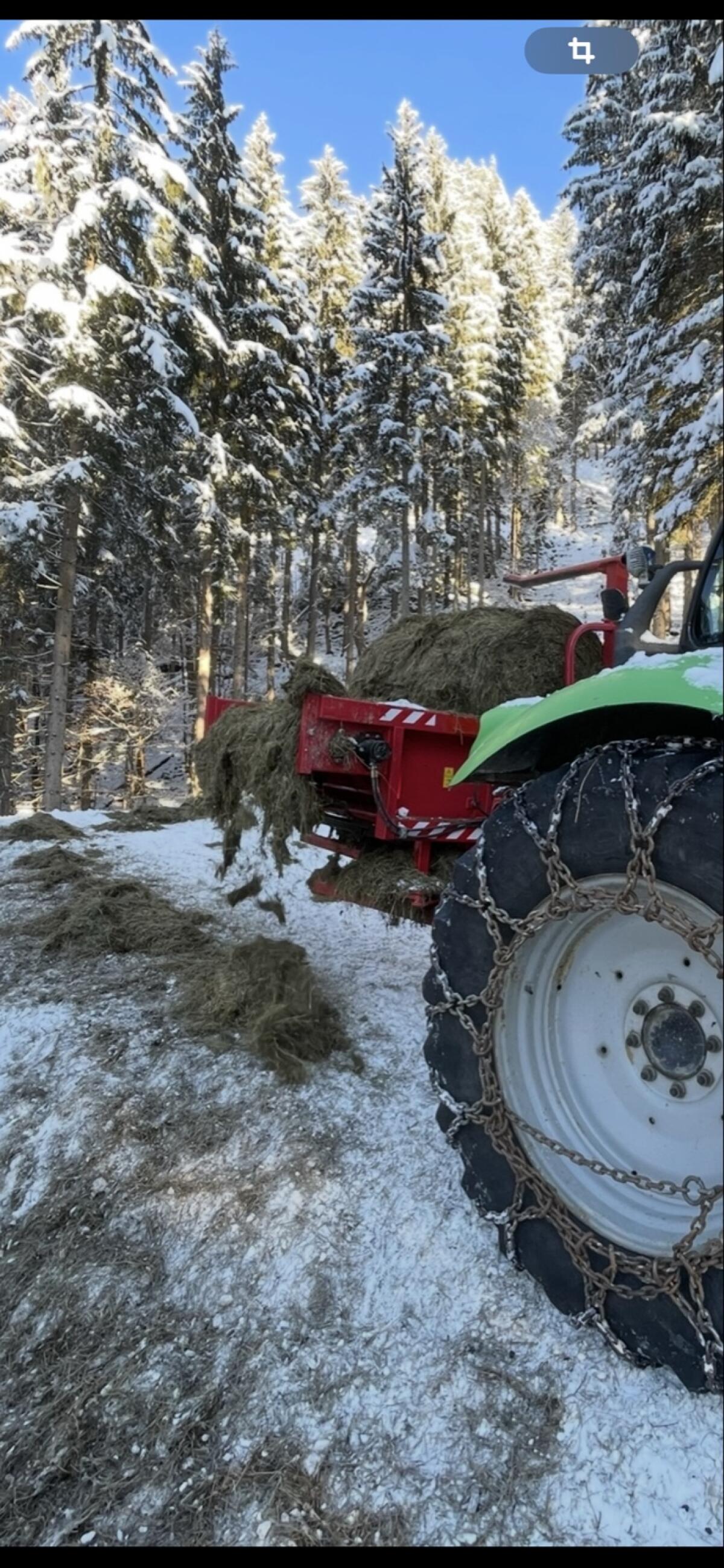 Siloballen Abwickler 2