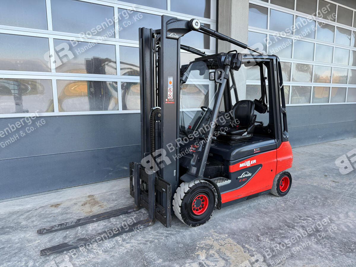 Linde E30 Stapler, Bj. 2020, nur 1.096 Bstd., Duplex, TOP ZUSTAND 1