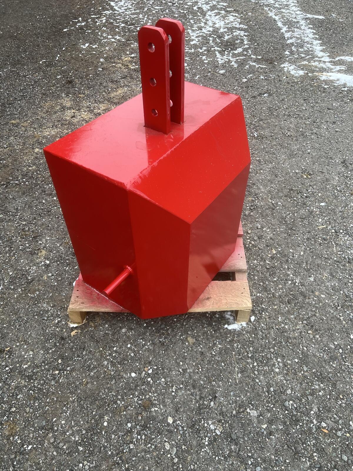 Frontgewicht/Heckgewicht 650 kg Kat 2 2