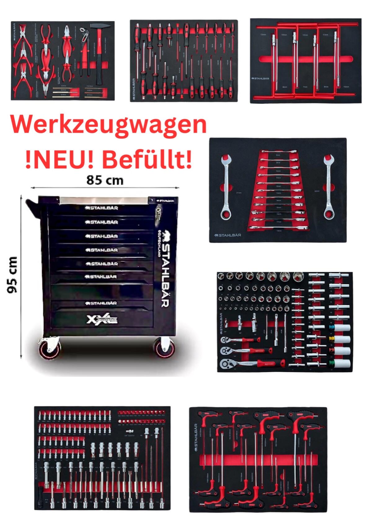 Lagerauflösung! Werkzeugwagen neu OVP 300-tlg. 1