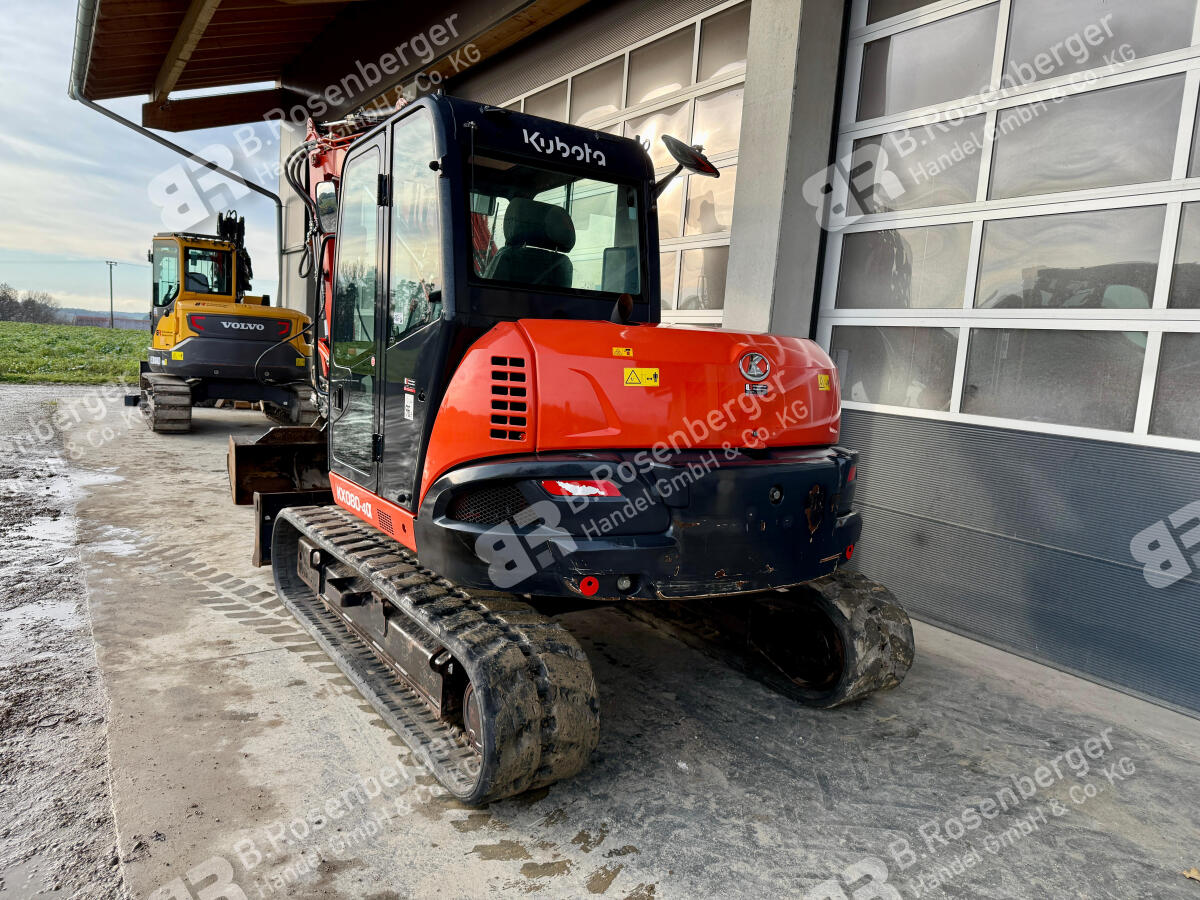 Kubota KX080-4 Verstellausleger, nur 2.275 Bstd., Klima, TOP 3