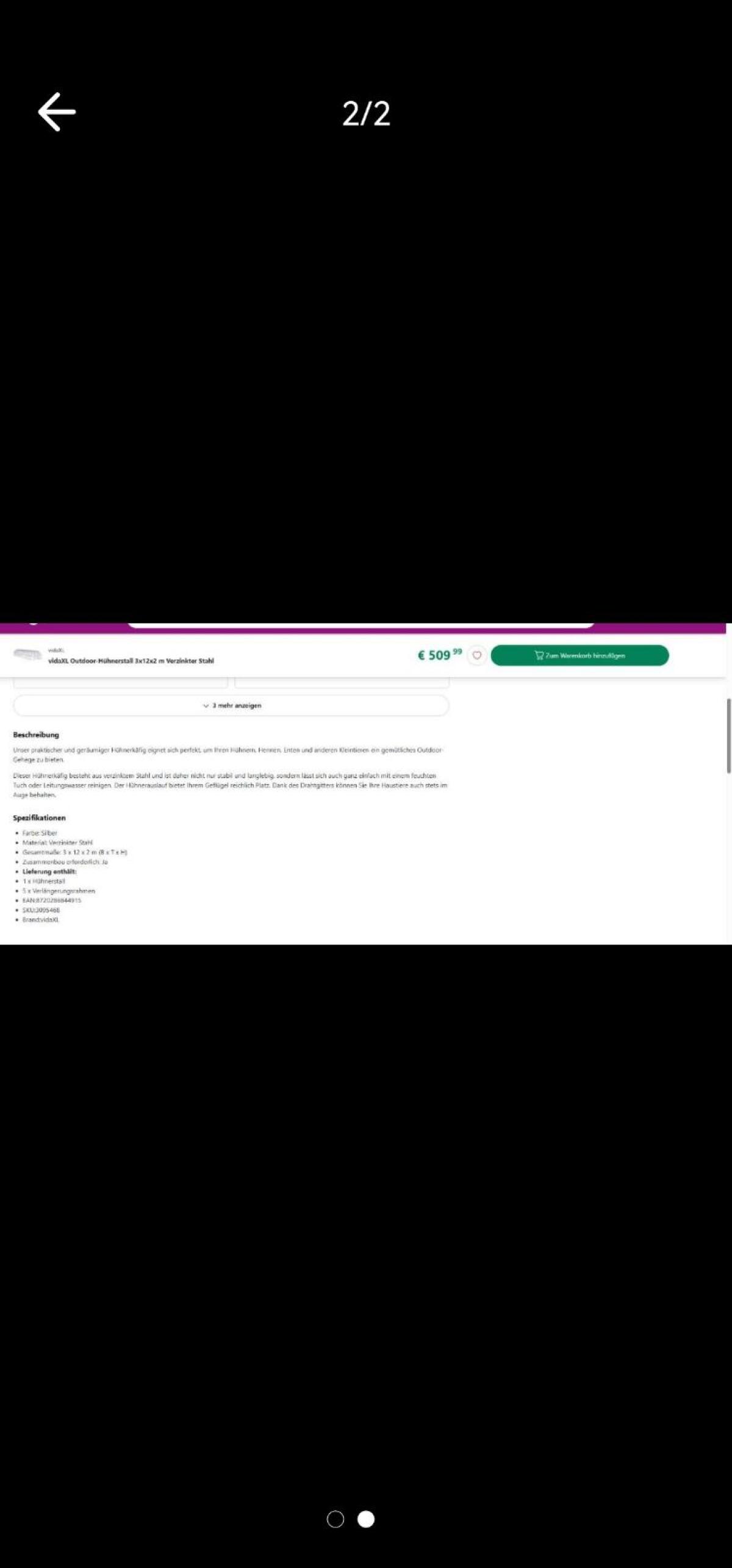 Gehege für Geflügel 1