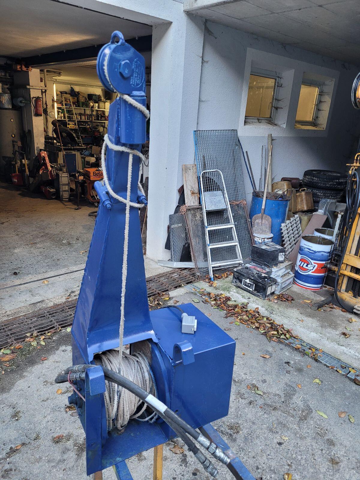 Hilfswinde mit Dynemaseil 2