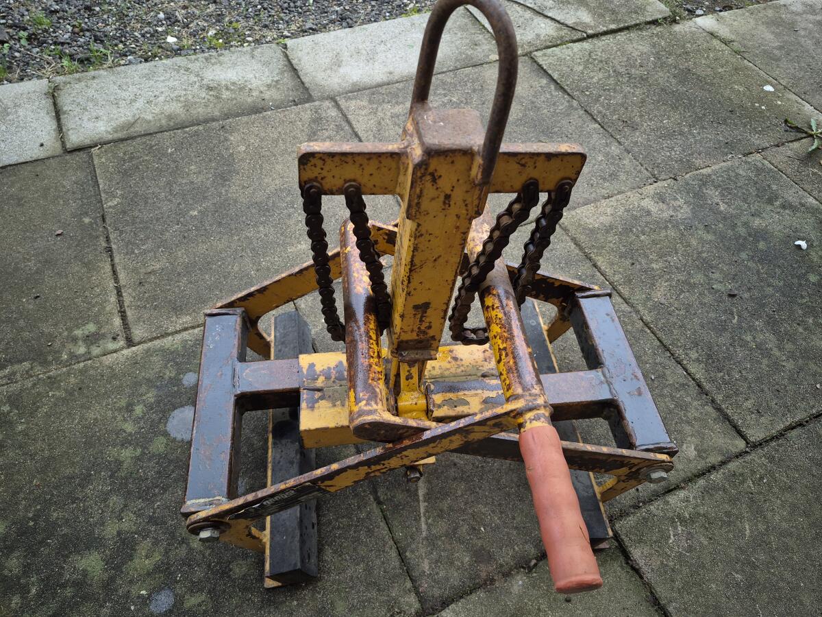 Rabattengreifer, Versetzzange, Bordsteinzange Probst TSZ 1 350 kg 2