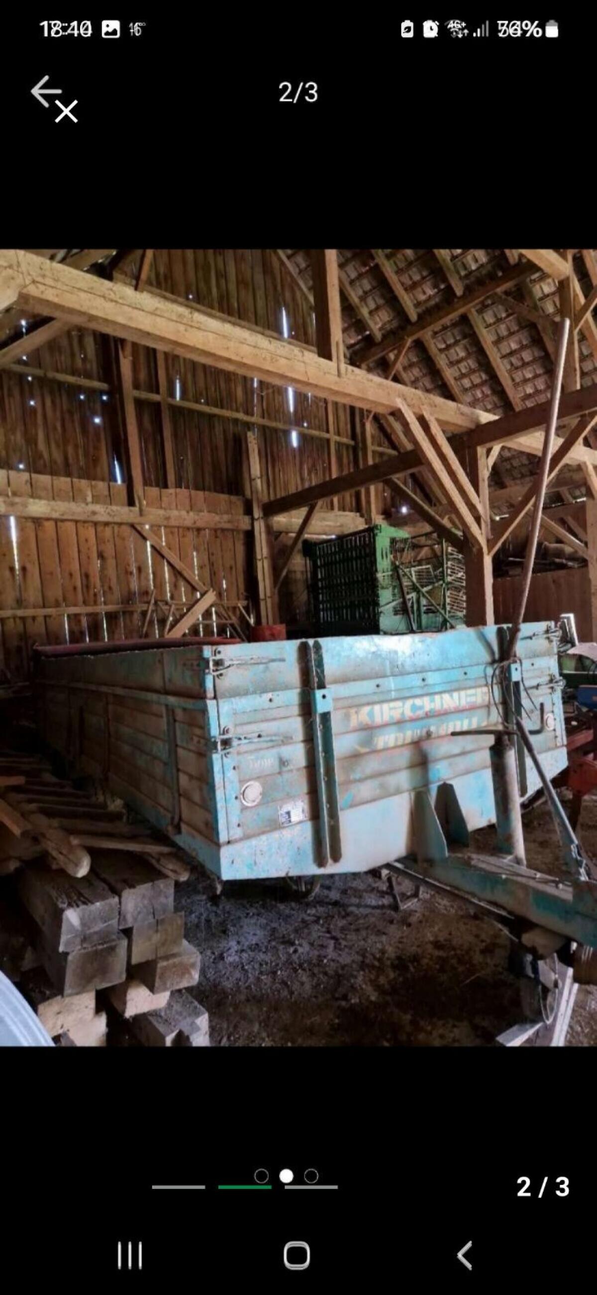 Miststreuer Kirchner 4 t Nutzlast 2