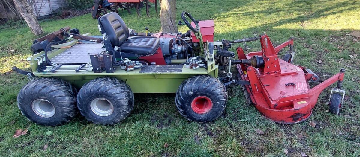 Rasant Bergtrak 3 Achser mit Mulcher 1