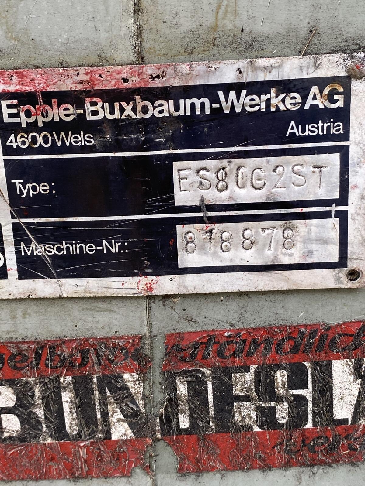 Verkaufe komplette Silofräsenanlage Mengele Epple Silofräse 2