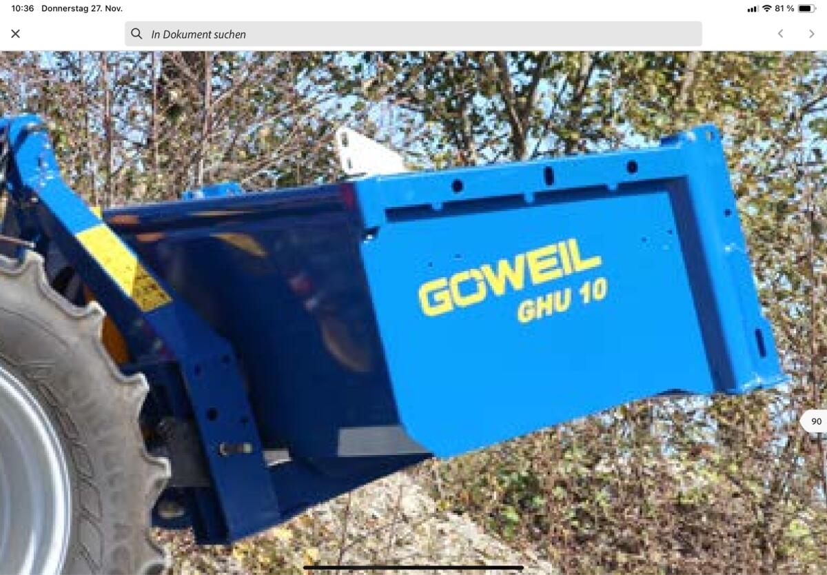 Göweil Hochkippschaufel GHU 220/100 1