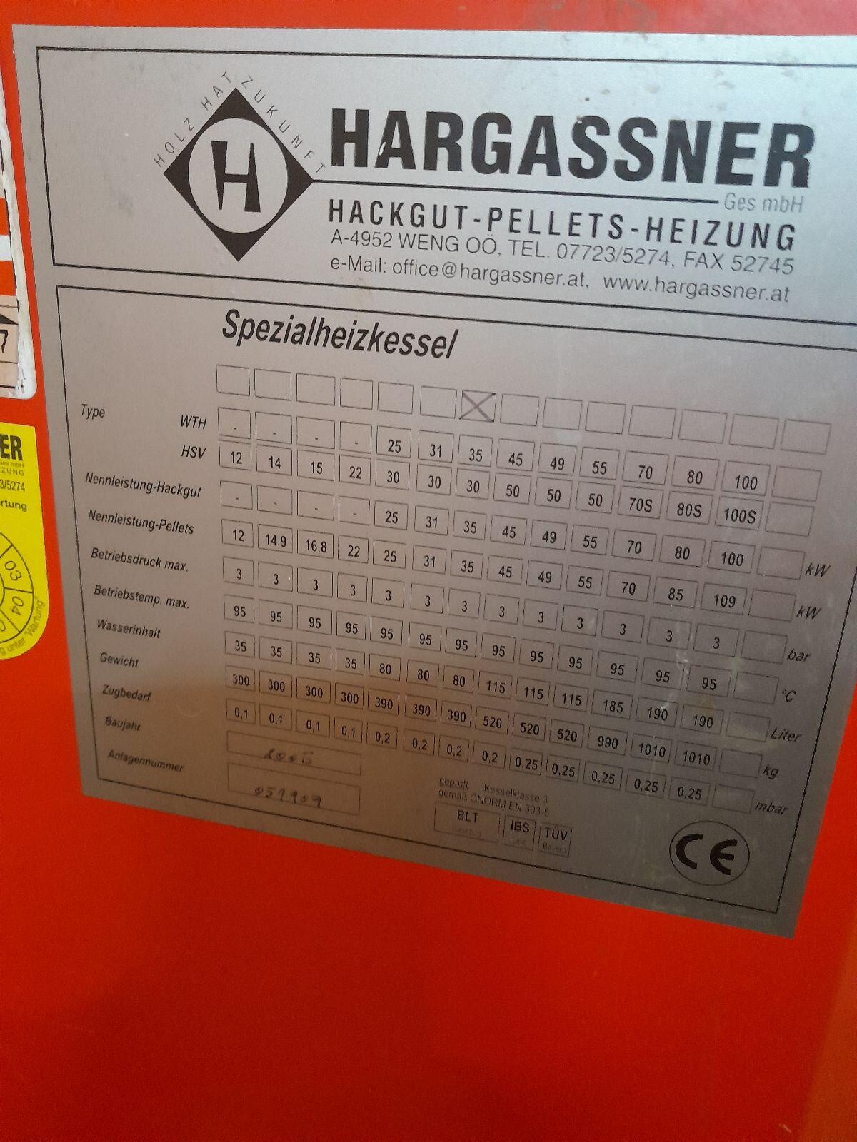 Hackgutheizkessel Hargassner 3