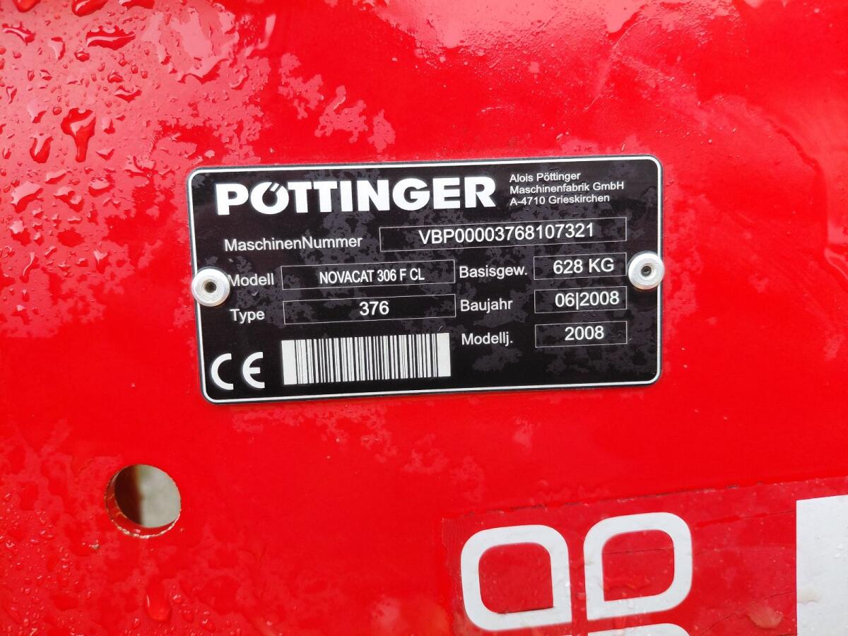 Pöttinger Novacat 306F CL 3
