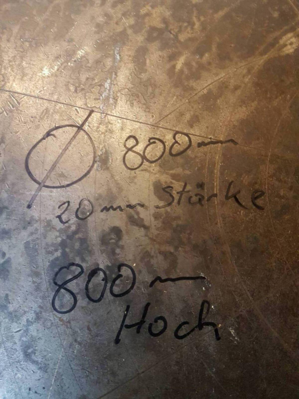 Schweißtisch Rund 2