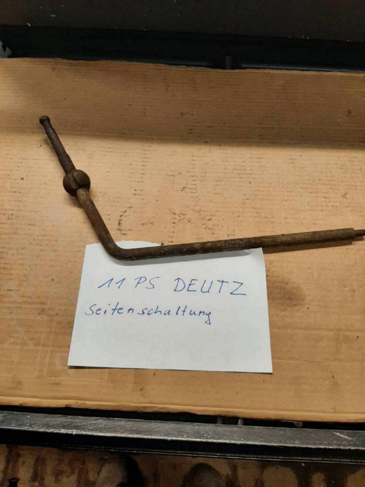 Schalthebel 11 PS Deutz Seitenschaltung 2