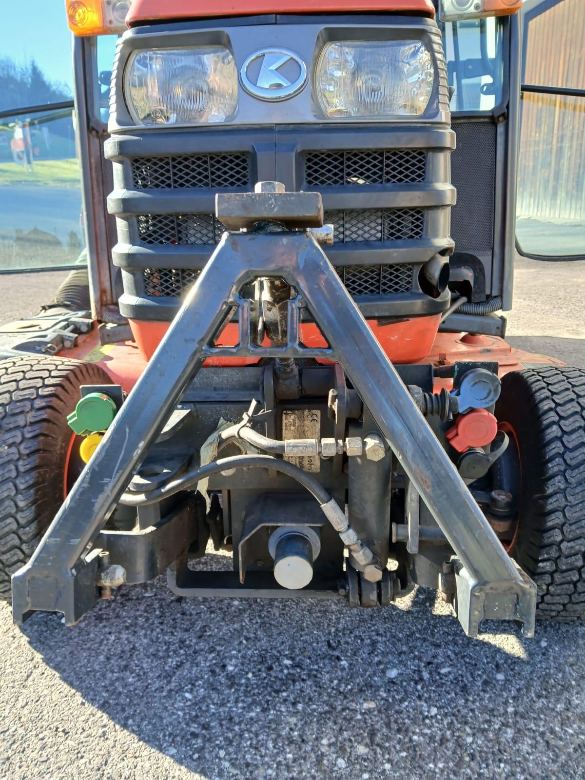 Kubota BX2200 Diesel Allrad Schneepflug Schneefräse Mähwerk 3