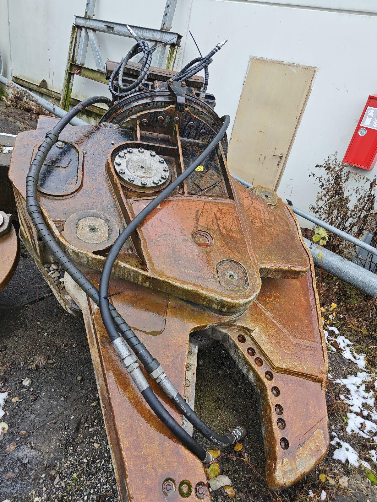 Schrottschere Verachtert VTS 50 mit Schrottgebiss 1