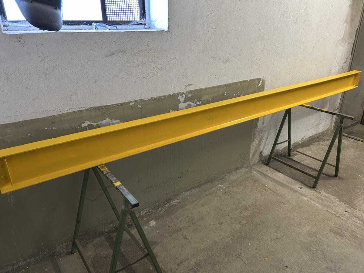 Kranschiene mit Kettenzug 500kg Werkstattkran 3