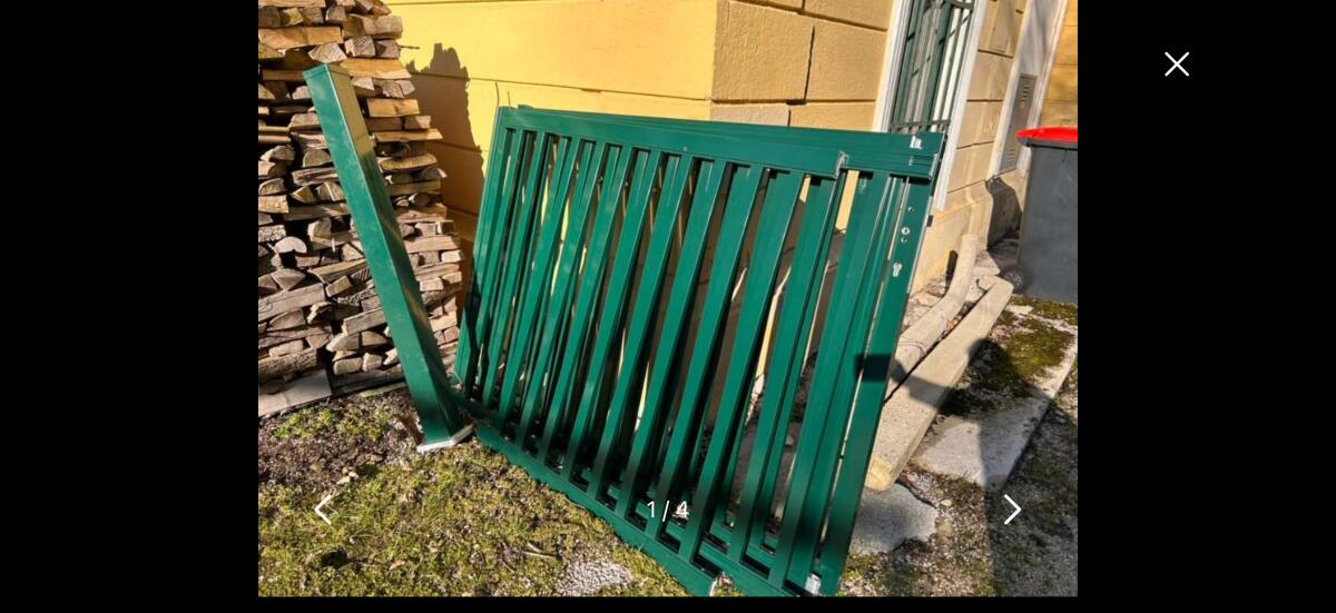 Tor Brix Modell Staketen Flügeltor 2