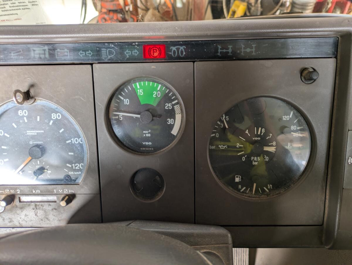 LKW Mercedes Benz 917 AK + Langendorf Tieflader/Kipper 1