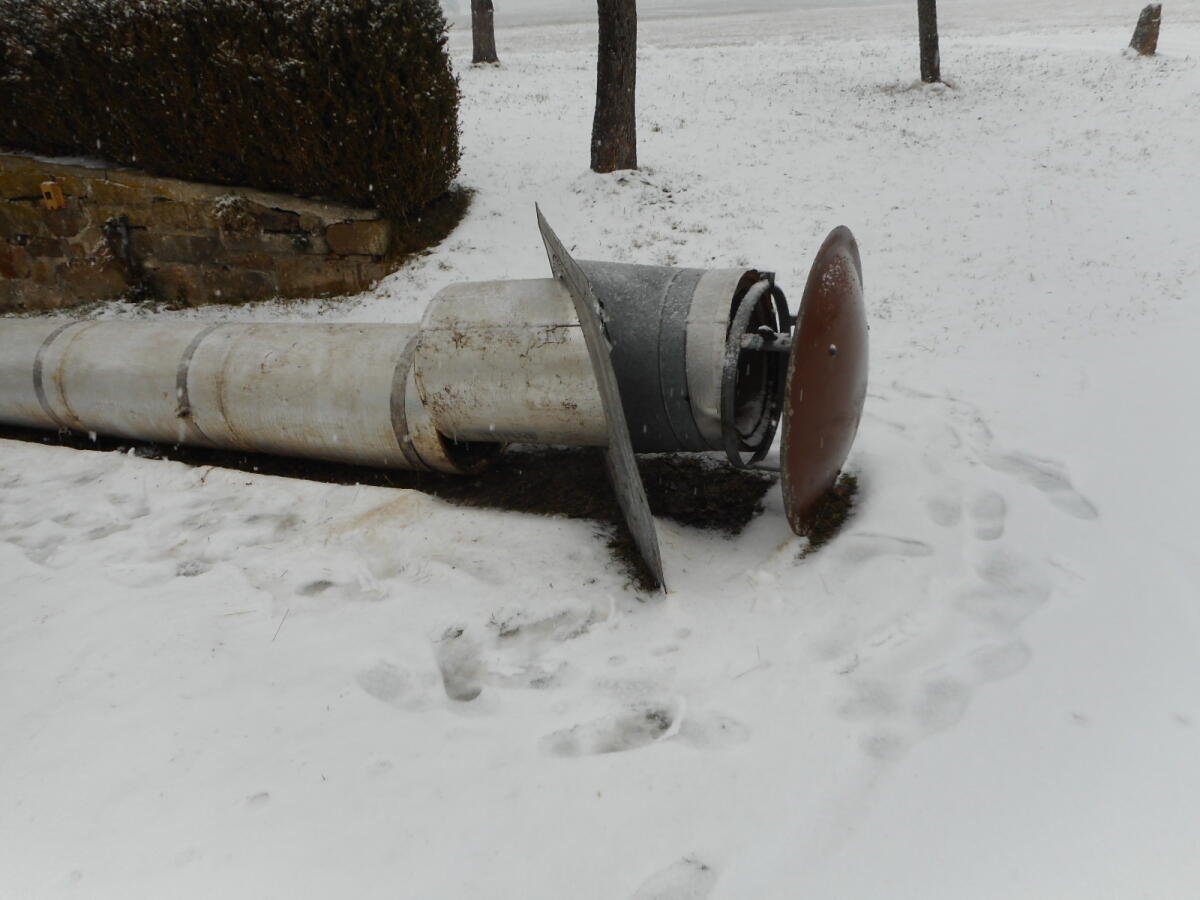 Stallentlüftung, Entlüftungsrohre, Abluftkanal 2