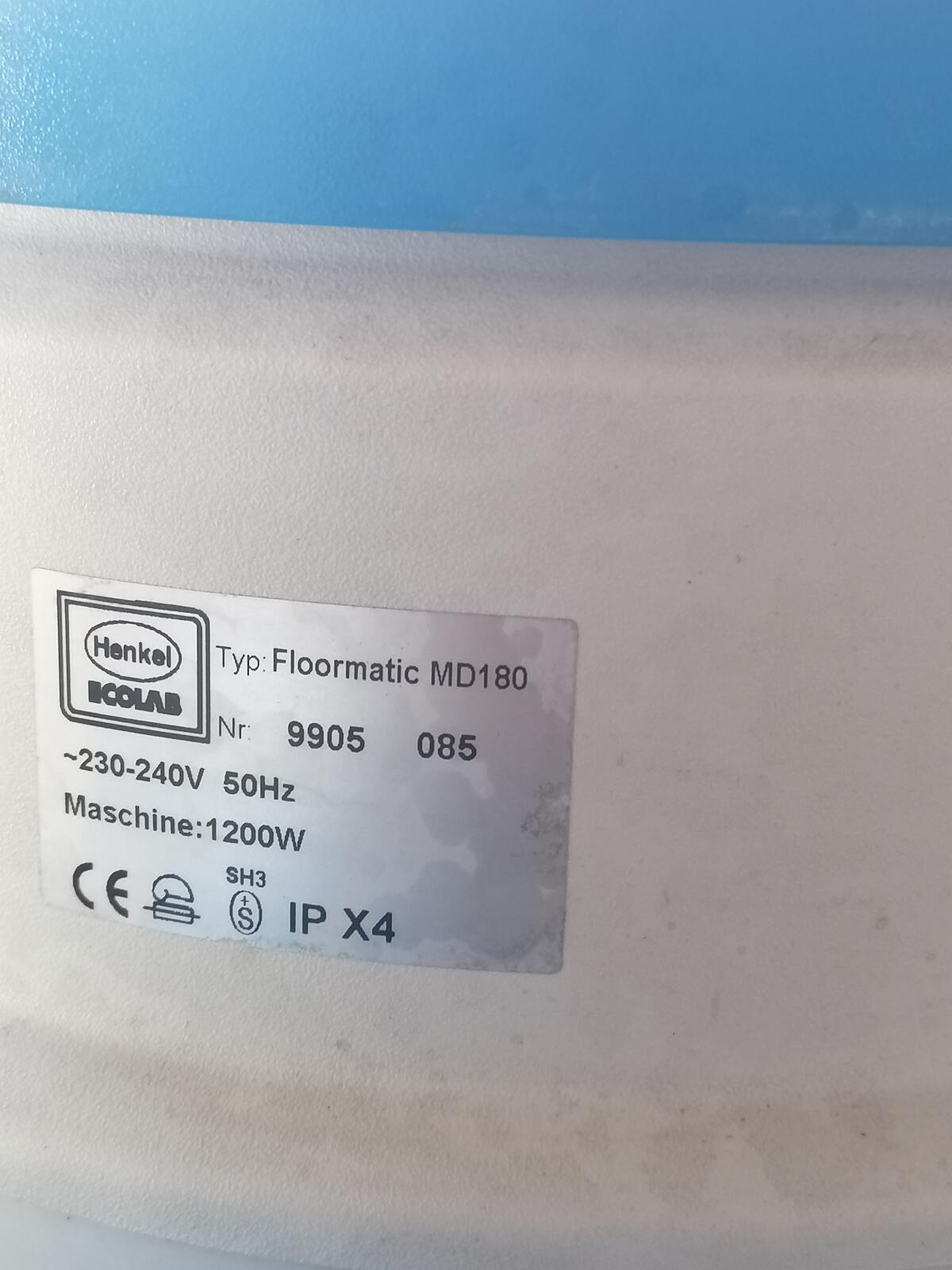 Einscheibenmaschine Ecolab Floormatic MD 180 1